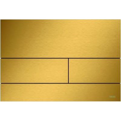 Клавиша смыва Tece TECEsquare II 9240847 золото брашированное, металл с покрытием PVD