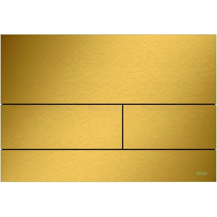 Клавиша смыва Tece TECEsquare II 9240847 золото брашированное, металл с покрытием PVD