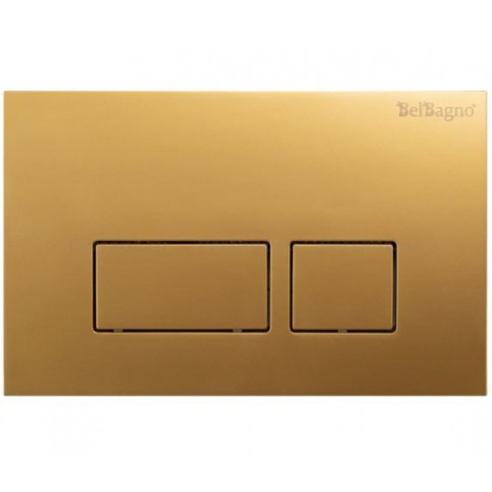 Кнопка смыва BelBagno BB043ORO.MAT золото матовое