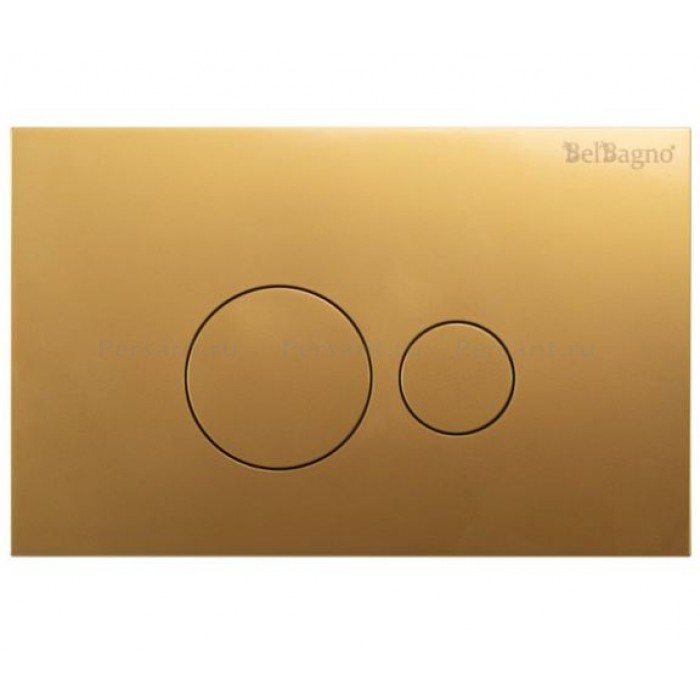 Кнопка смыва BelBagno BB083ORO.MAT золото матовое