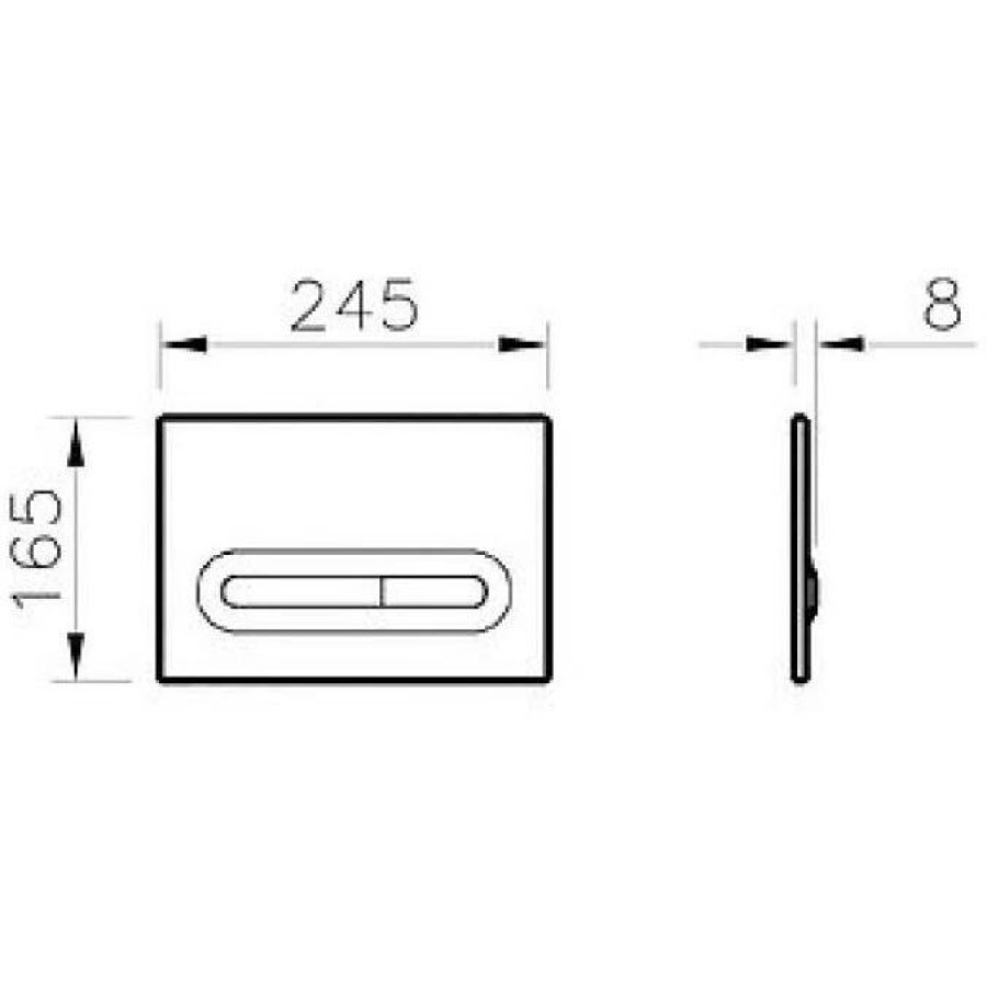 Кнопка смыва VitrA Loop 740-0780