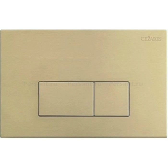 Kлавиша смыва Cezares Slider CZR-510QV-BORO золото брашированное
