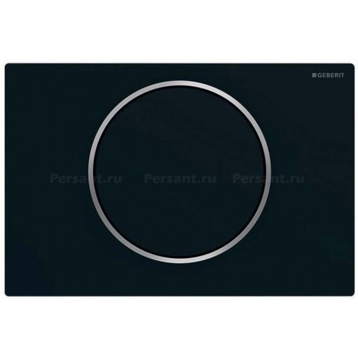Кнопка смыва GEBERIT Sigma 10 115.758.14.5 черный матовый/хром