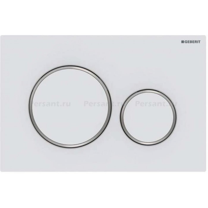 Кнопка смыва GEBERIT Sigma 20 115.882.JT.1 белый матовый/хром