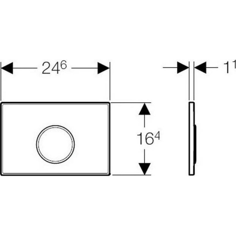 Кнопка смыва GEBERIT Sigma10 115.758.JQ.5