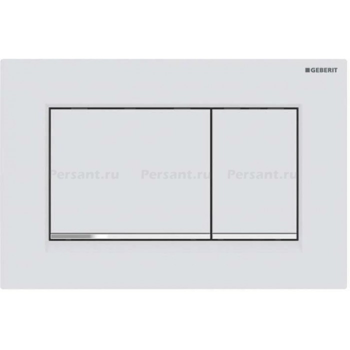 Кнопка смыва GEBERIT Sigma 30 115.883.JT.1 белый матовый/хром