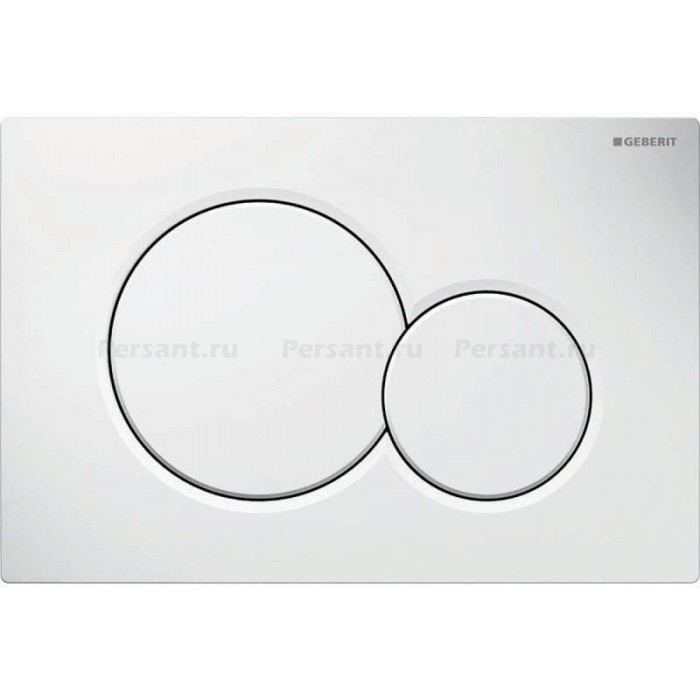 Кнопка смыва GEBERIT Sigma 01 115.770.11.5 белый глянец