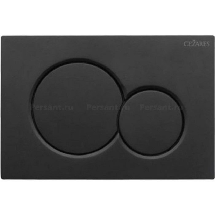 Kлавиша смыва Cezares Stylus STYLUS-BTN-NOP черная матовая