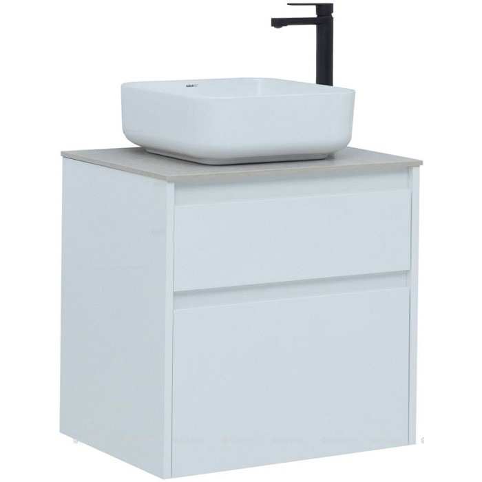 Столешница Aquanet Nova Lite 60 серая 00257608 керамогранит