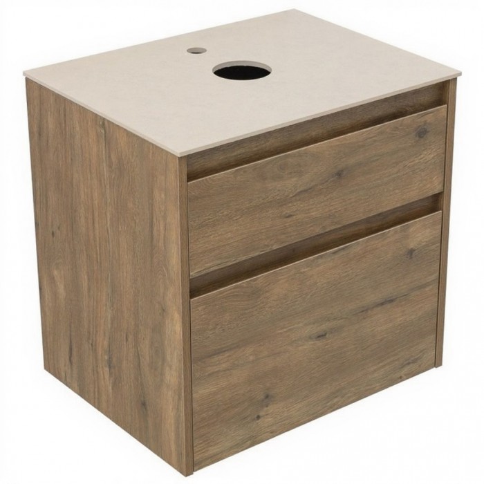 Столешница Aquanet Nova Lite 60 бежевая 00257609 керамогранит