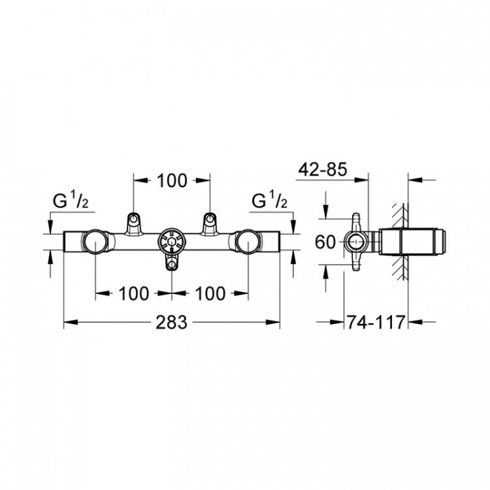 Cкрытая монтажная часть Grohe 29025000