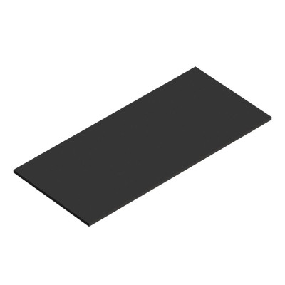 Полка в консоль Cezares Cadro 95 см, из керамогранита, черная матовая CADRO-100-MENS-NERO