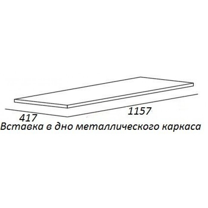 Полка в консоль Cezares Cadro 115 см, из керамогранита, белая матовая CADRO-120-MENS-BIANCO