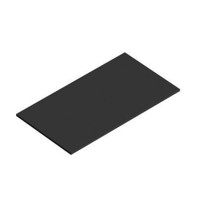 Полка в консоль Cezares Cadro 75 см, из керамогранита, черная матовая CADRO-80-MENS-NERO