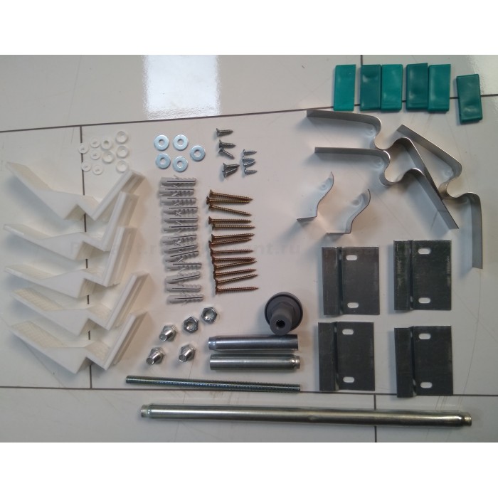 Комплект креплений 2-х панелей для ванны Cezares CZR-SCR-FIX-KIT