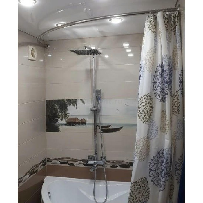 Карниз для ванны Aquatek Лира 148x148 KARN-0000013