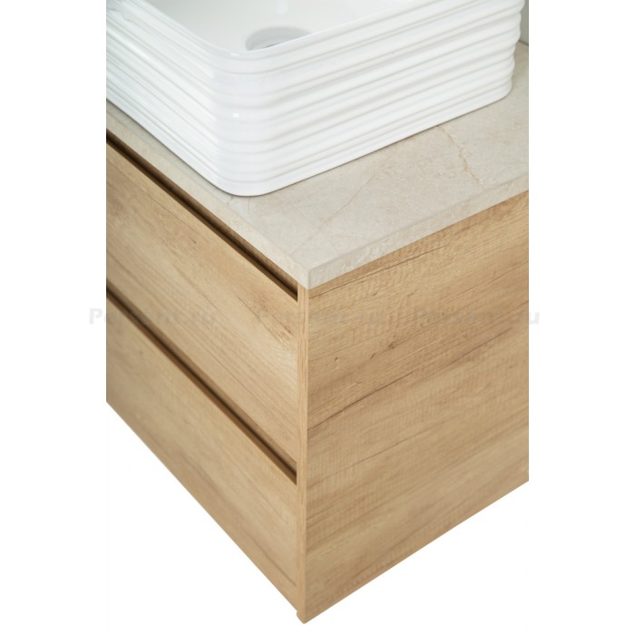 Столешница под раковину BelBagno KEP-100-MCO-W0 Marmo Crema Opaco