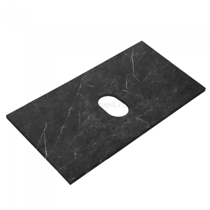 Столешница под раковину BelBagno KEP-100-MNO-W0 Marmo Nero Opaco