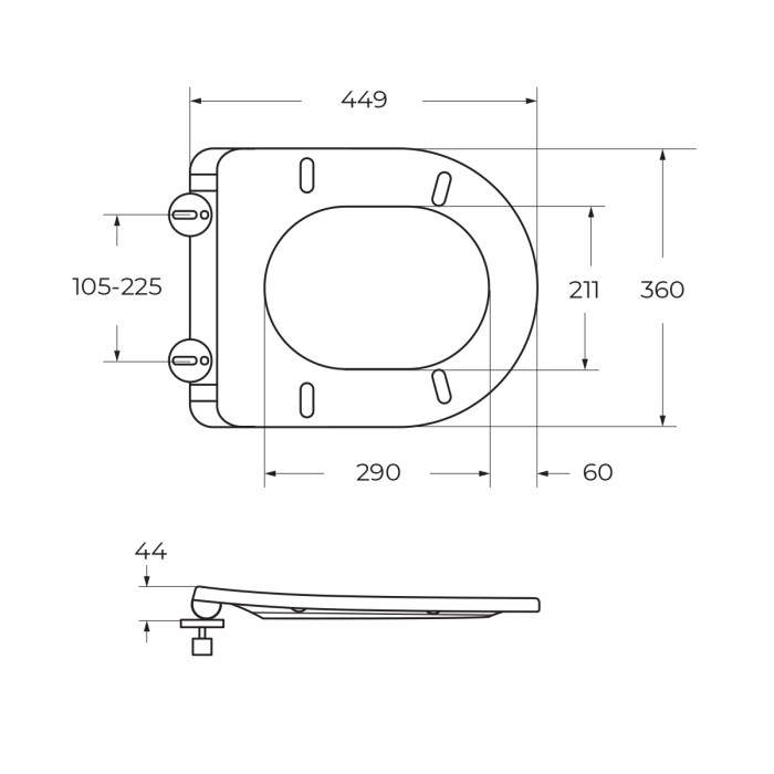 Сиденье BelBagno BB2031SC soft close