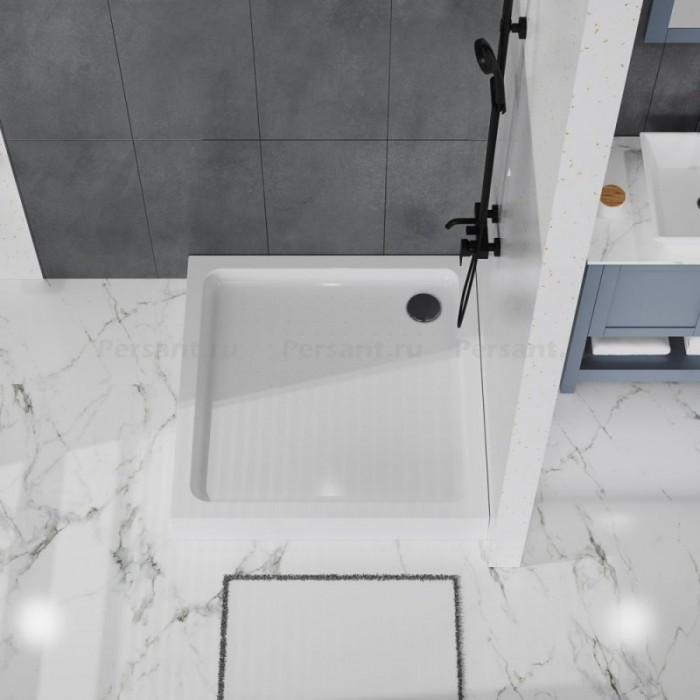 Акриловый поддон для душа BelBagno Tray 100x100x15 TRAY-BB-A-100-15-W