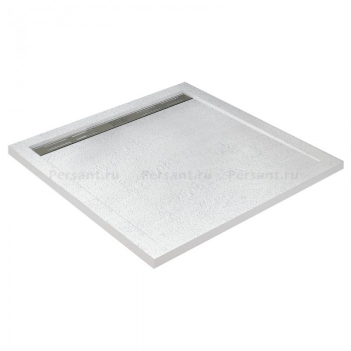 Душевой поддон из искусственного камня Cezares Tray AS 100x100 TRAY-AS-A-100-30-W белый