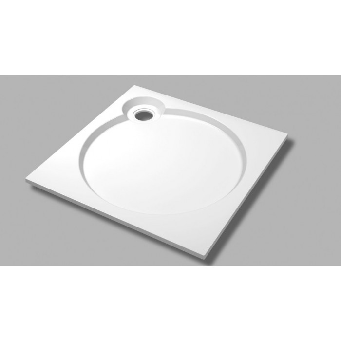 Душевой поддон из искусственного мрамора Cezares Tray S 90x90 TRAY-S-A-90-56-W белый