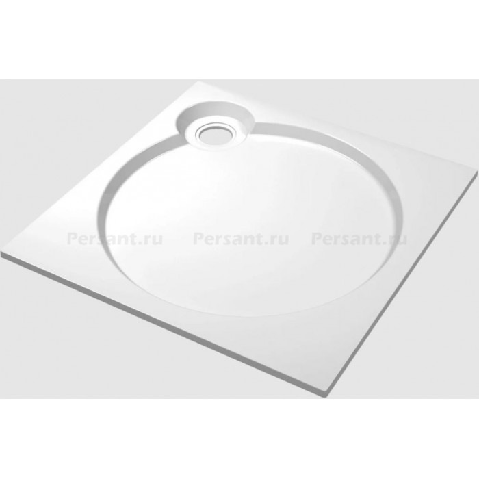 Душевой поддон из искусственного мрамора Cezares Tray S 90x90 TRAY-S-A-90-56-W белый