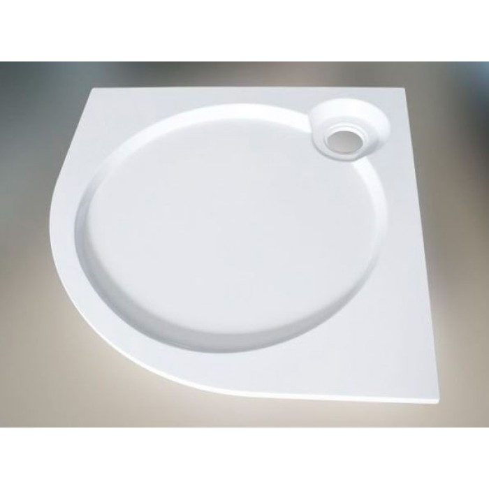 Душевой поддон из искусственного мрамора Cezares Tray S-R 90х90 TRAY-S-R-90-550-56-W Белый