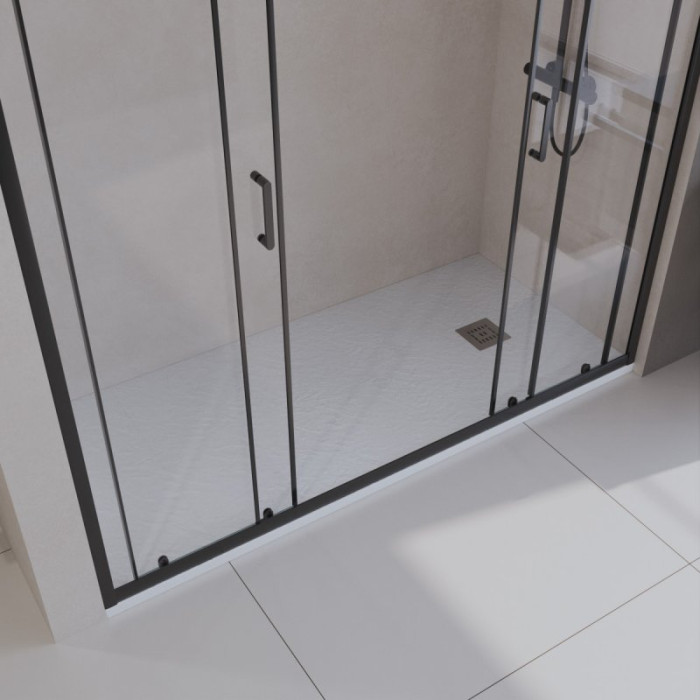 Поддон из искусственного камня BelBagno Uno 180x80x4 TRAY-MR-UNO-AH-180/80-35-W-CR белый