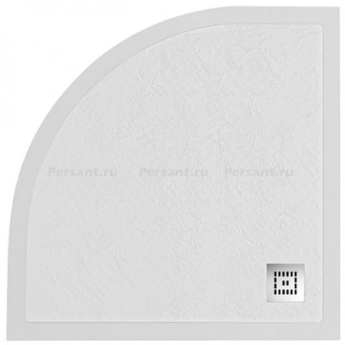 Поддон из искусственного камня BelBagno Uno 80x80x4 TRAY-MR-UNO-R-80-550-35-W-CR белый
