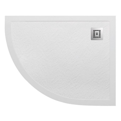 Поддон из искусственного камня BelBagno Uno 120x80x4 TRAY-MR-UNO-RH-120/80-550-35-W-R-CR белый