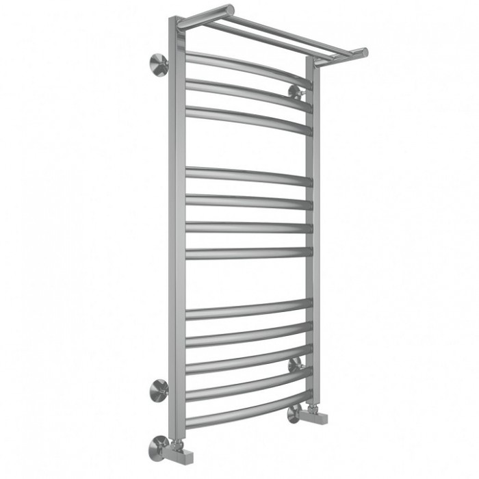 Полотенцесушитель водяной Terminus Енисей с/п П13 500х1000 4670078529572, с полкой, хром