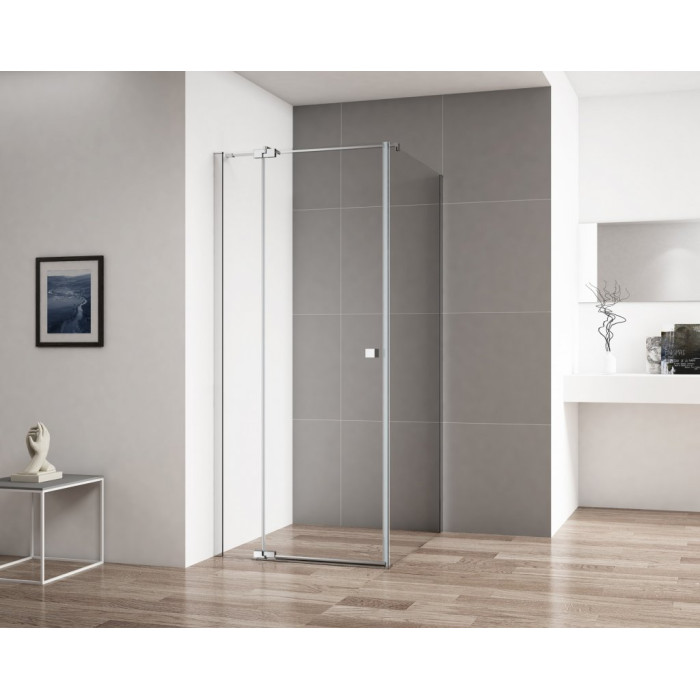 Душевой уголок Cezares Valvola 100x90 VALVOLA-AH-1-100/90-C-Cr профиль Хром стекло прозрачное
