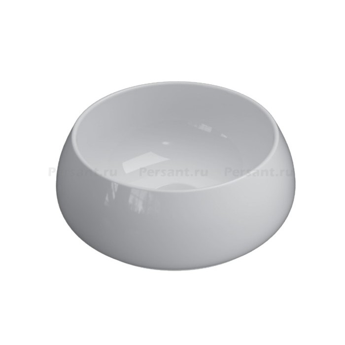 Раковина накладная Globo T-EDGE 35x35 TE035BI белая