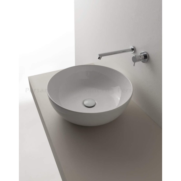 Раковина накладная Globo T-EDGE 45x45 B6T45BI белая