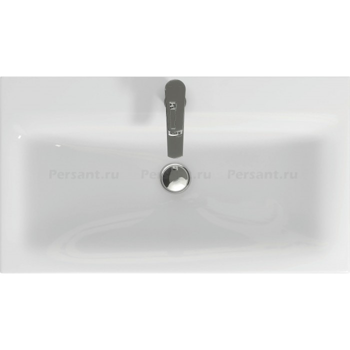Раковина Cersanit Moduo 80, 1 отв., белый,  прямоугольная (P-UM-MOD80/1)