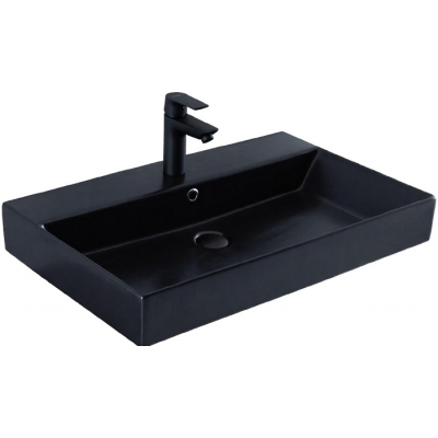 Раковина Sanovit Slim Synergy 70 черная матовая 17070