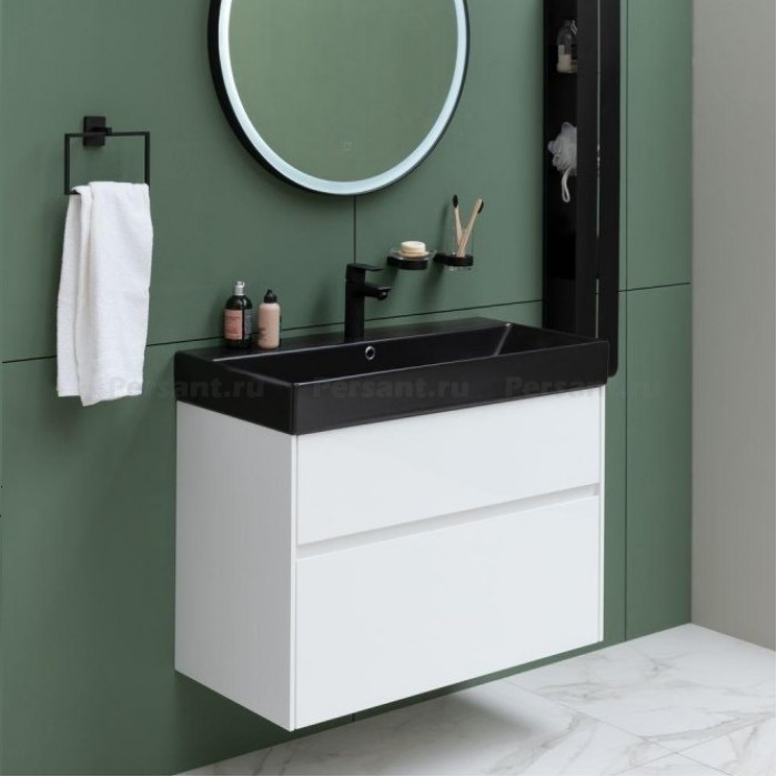 Раковина Sanovit Slim Synergy 85 черная матовая 17085