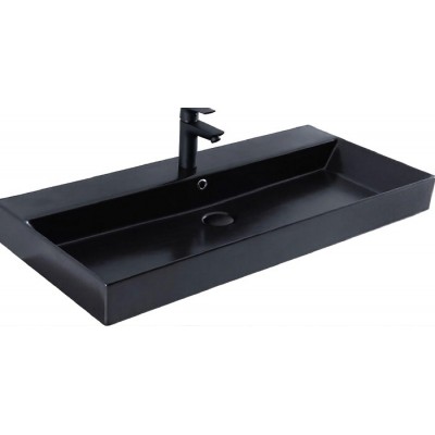 Раковина Sanovit Slim Synergy 100 черная матовая 17100