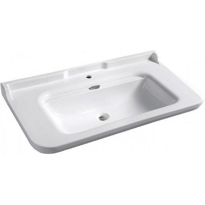 Керамическая раковина Kerasan Waldorf 120x55 4144K1bi/cr*1 белая