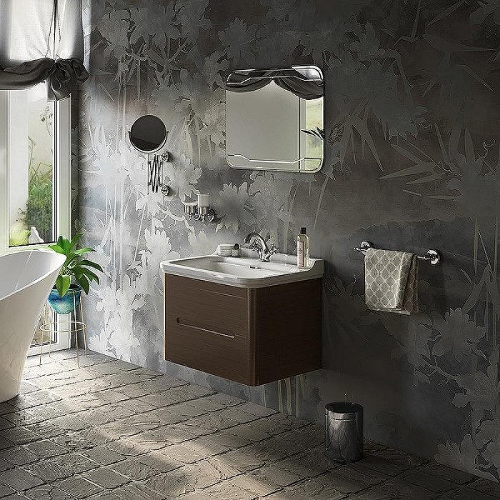Керамическая раковина Kerasan Waldorf 100x55 4142K1bi/cr*1 белая