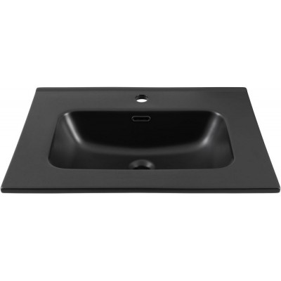 Раковина-столешница Aquanet Flat 60 черная матовая