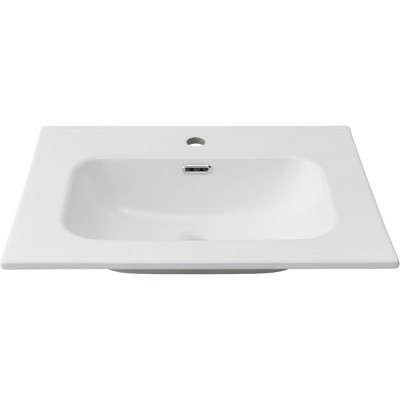 Раковина-столешница Aquanet Flat 60 белая матовая