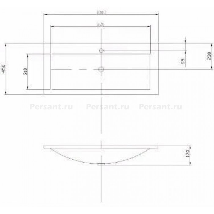 Раковина Акватон Премьер 1A702531PR010