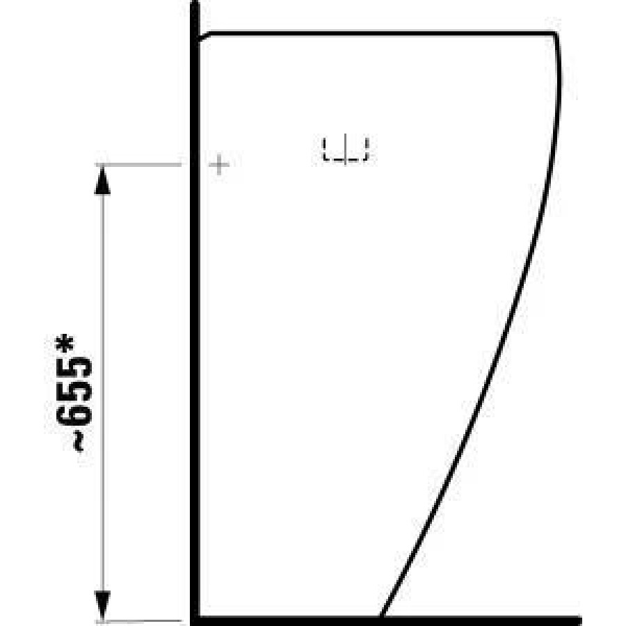 Раковина напольная Laufen Alessi IL Bagno 52х53 8.1197.1.400.104.1