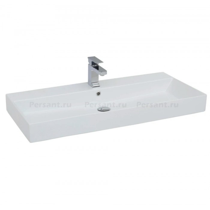 Мебельная раковина Sanovit Slim Synergy 100 белая 17100-KL