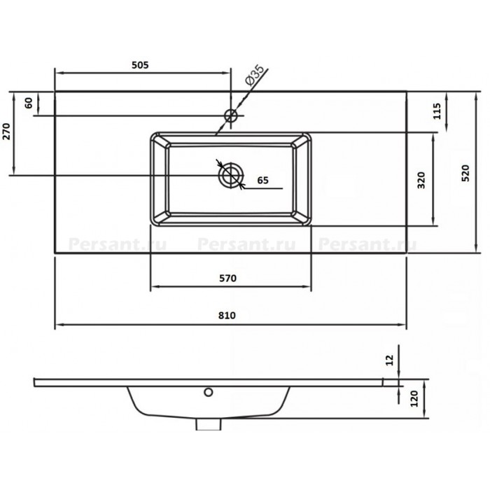 Раковина ArmadiArt 80 см 852-080-SLF стекло серебро поталь