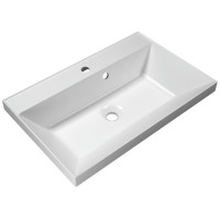 Раковина BelBagno 70 прямоугольная BB700/450-LV-MR-AST белая