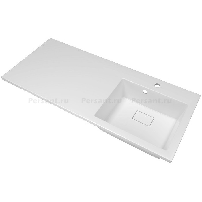 Раковина - столешница Florentina Аванти 1100R белая