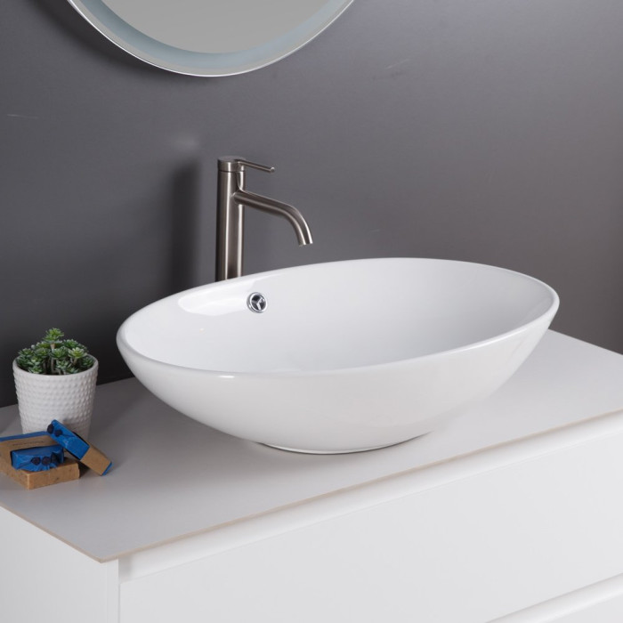 Раковина накладная BelBagno 63x41 BB1104